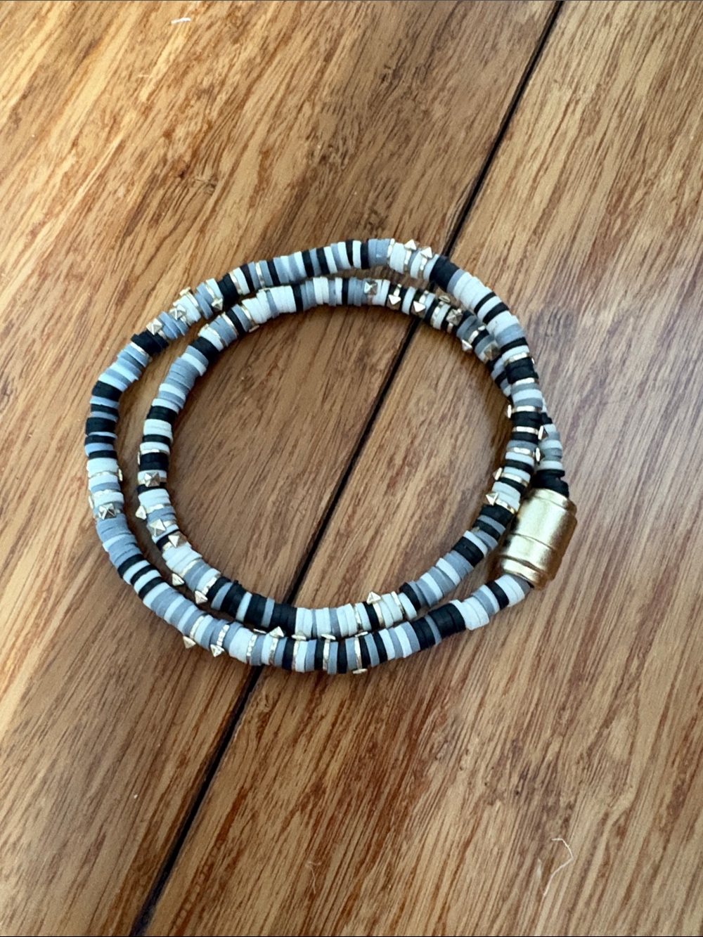 Kendra Scott Reece Gold Wrap Bracelet in Gray Mix